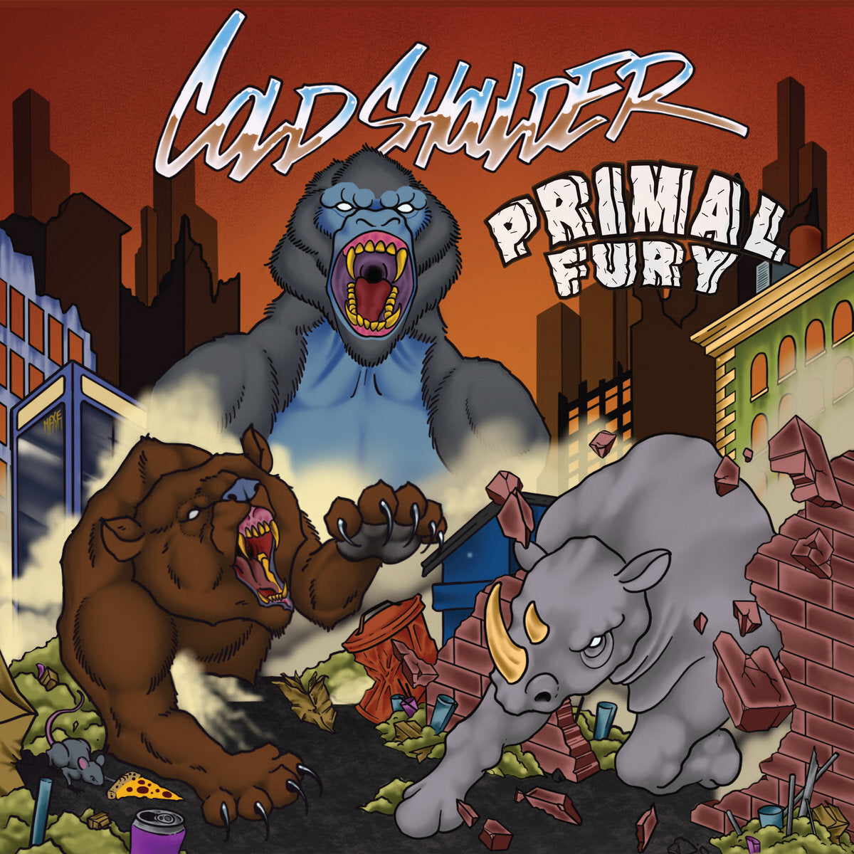 Cold Shoulder LP - Primal Fury (Red W/ Black Splatter Vinyl) | Buy Now For 49.99