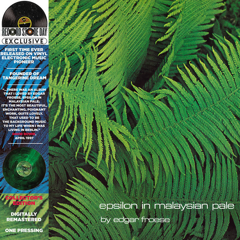Edgar Froese LP - Epsilon In Malaysian Pale (Green/Clear Marble Vinyl) (Rsd 2022) | Buy Now For 37.99