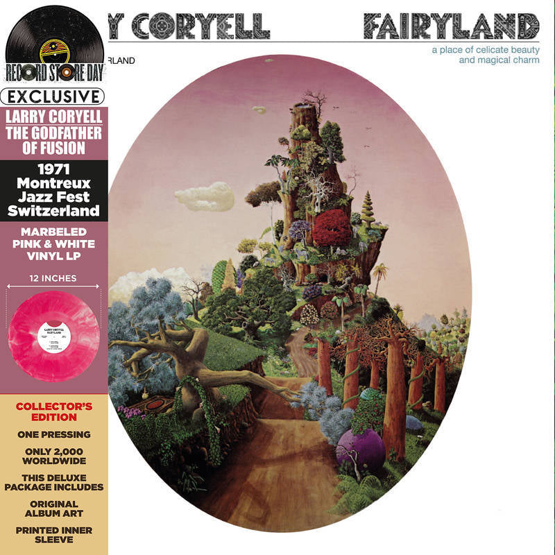 Larry Coryell LP - Fairyland (Pink/White Marble Vnyl) (Rsd 2022) | Buy Now For 19.99