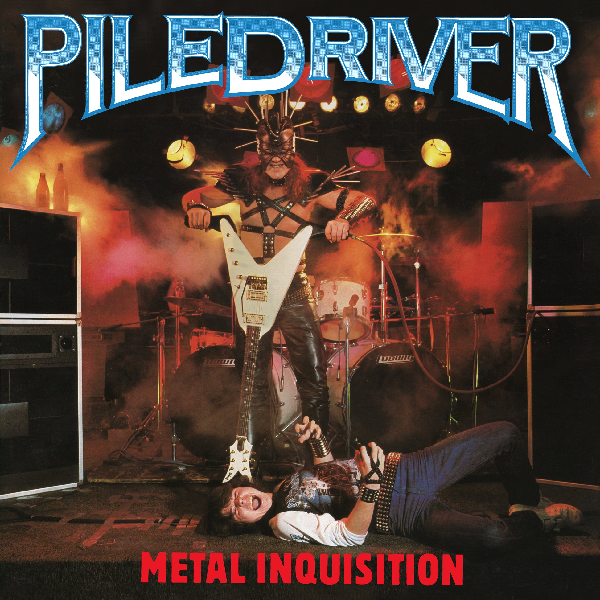 Piledriver LP - Metal Inquisition (Aqua Blue / Orange Galaxy) | Buy Now For 37.99