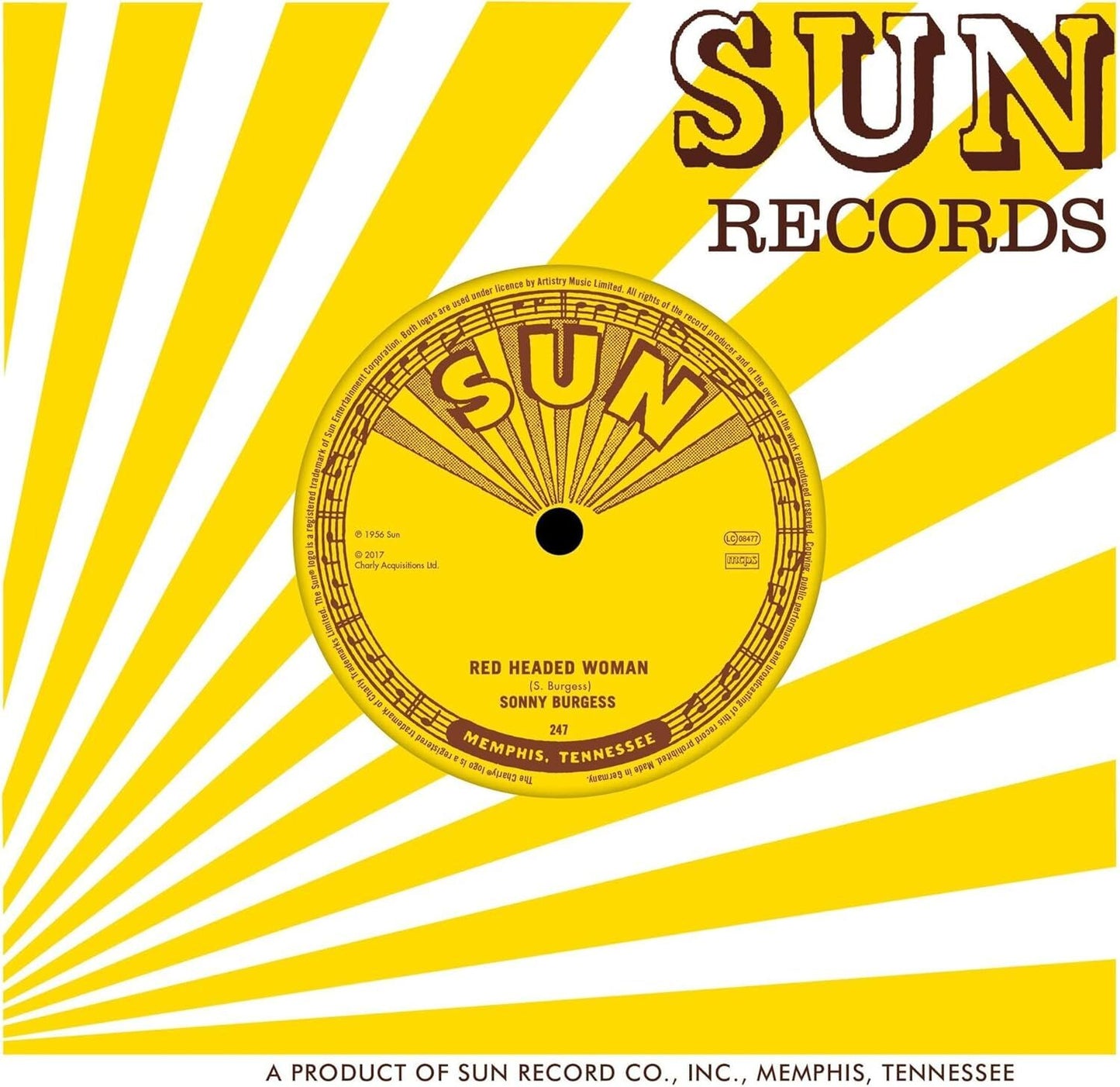 Sonny Burgess LP - Red Headed Woman