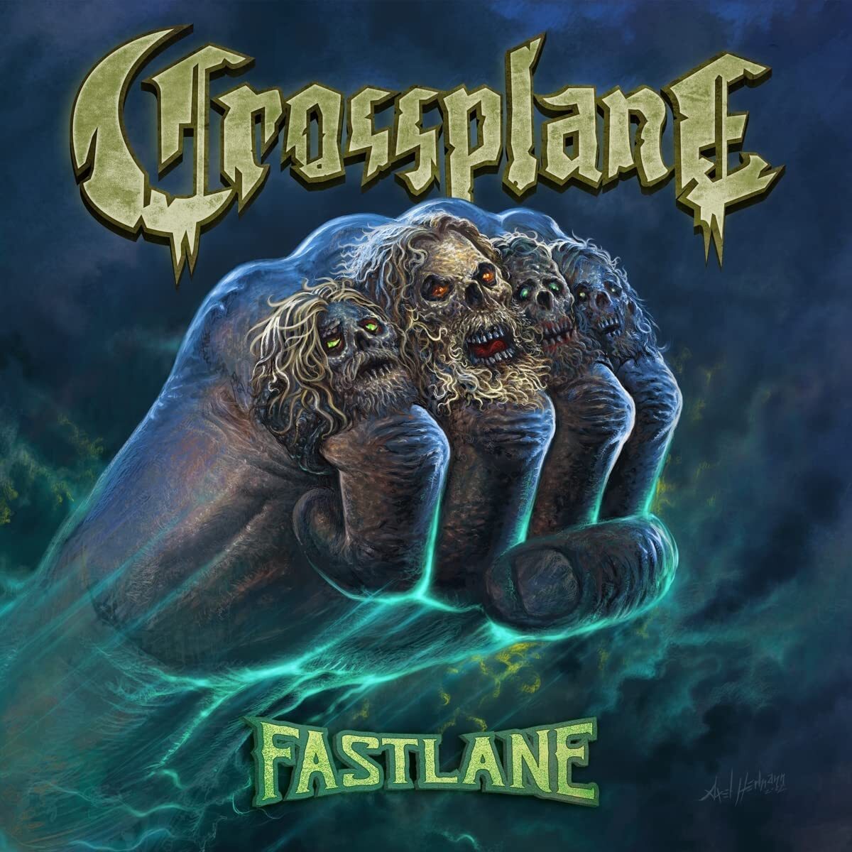 Crossplane LP - Fastlane (Green Marbled Vinyl) | Buy Now For 34.99