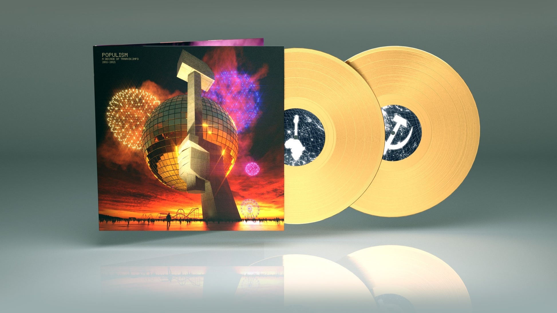Various Artists LP - Populism – A Decade Of Traavik.Info (Golden Vinyl) | Buy Now For 49.99