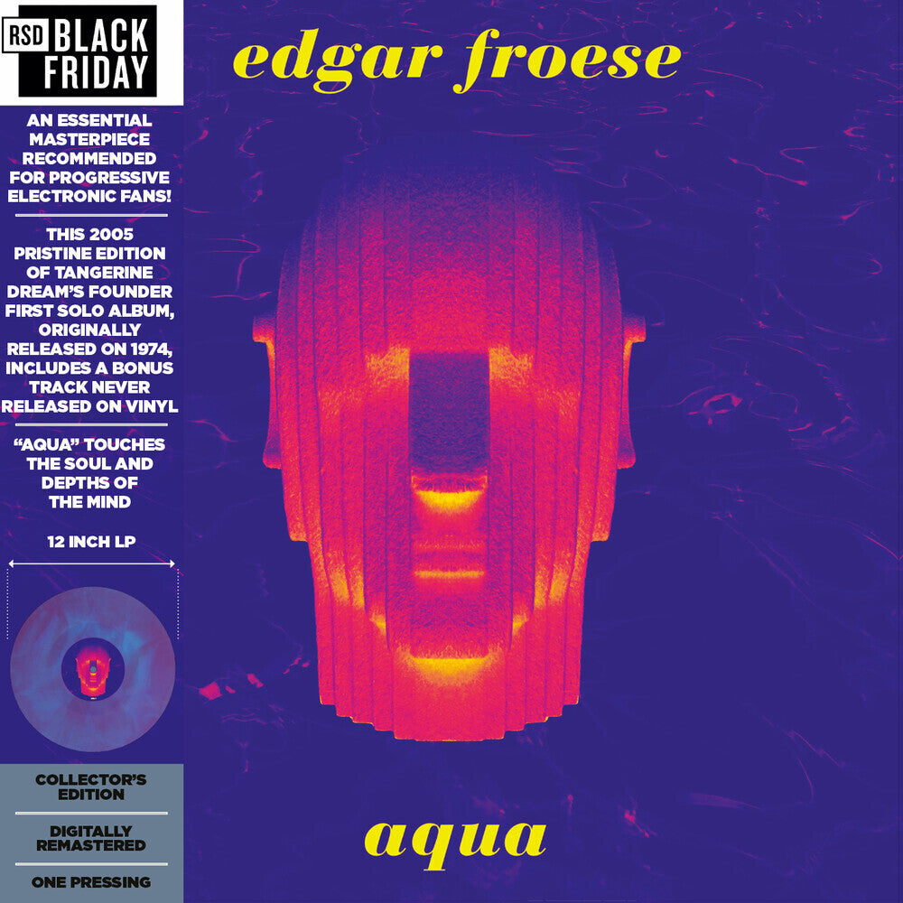 Edgar Froese LP - Aqua (Marble Blue & White Vinyl) | Buy Now For 34.99