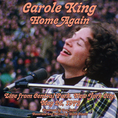 Carole King LP - Home Again: Live from Central Park, New York City, May 26, 1973 | Buy Now For 44.99