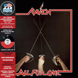 Raven LP - All For One (Half/Half Black/Red Vinyl)