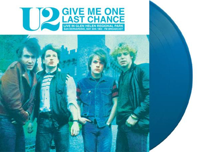 U2 LP - Give Me One Last Chance: Live In Glen Helen Regional Park, San Bernardino, May 30 1983 - Fm Broadcast (Sky Blue Vinyl) | Buy Now For 34.99