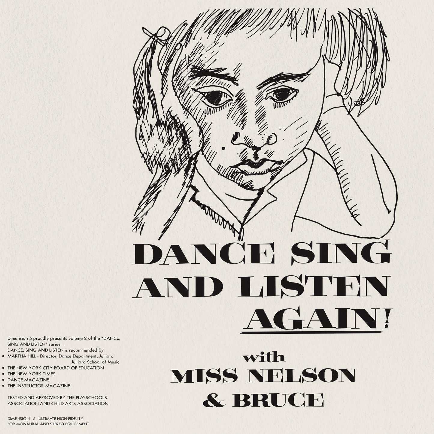 Miss Nelson / Bruce Haack LP - Dance Sing And Listen Again!
