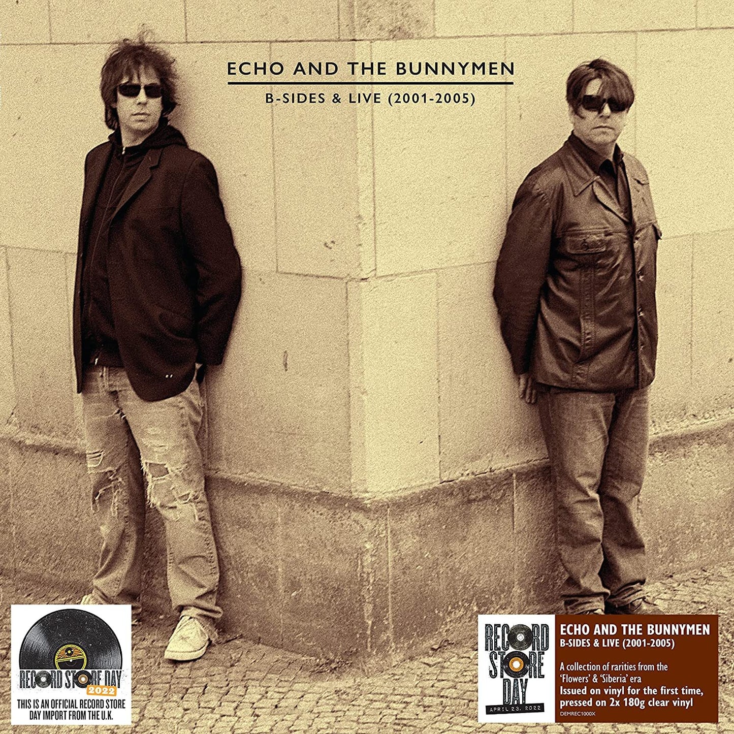 Echo & The Bunnymen LP - B-Sides & Live (2001-2005) (Clear Vinyl) (Rsd 2022)