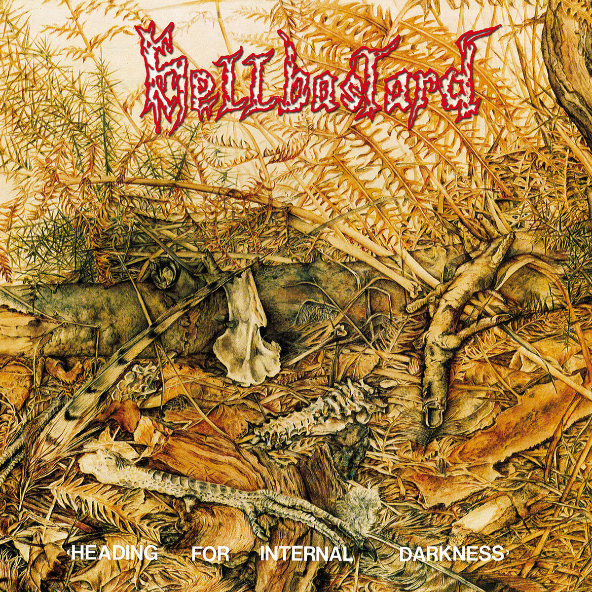 Hellbastard LP - Heading For Internal Darkness (Red Vinyl 2Lp) | Buy Now For 29.99