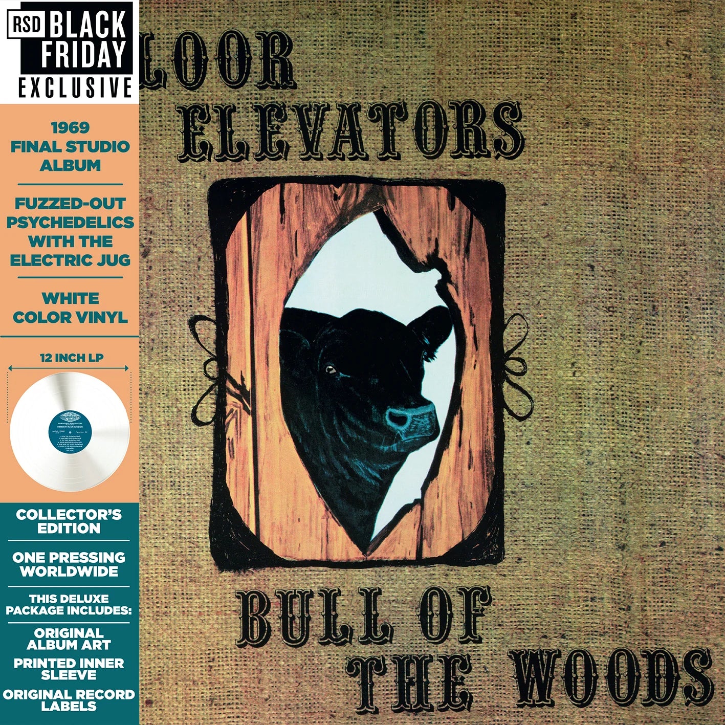 13Th Floor Elevators LP - Bull Of The Woods (White Vinyl) (Black Friday 2023)