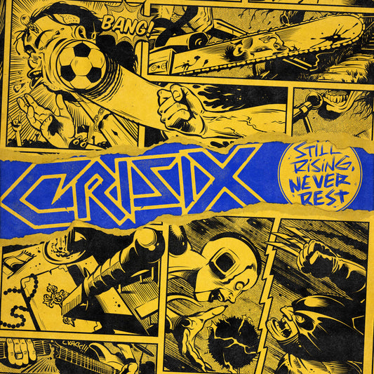 Crisix LP - Still Rising… Never Rest (Yellow Flame Vinyl) | Buy Now For 44.99
