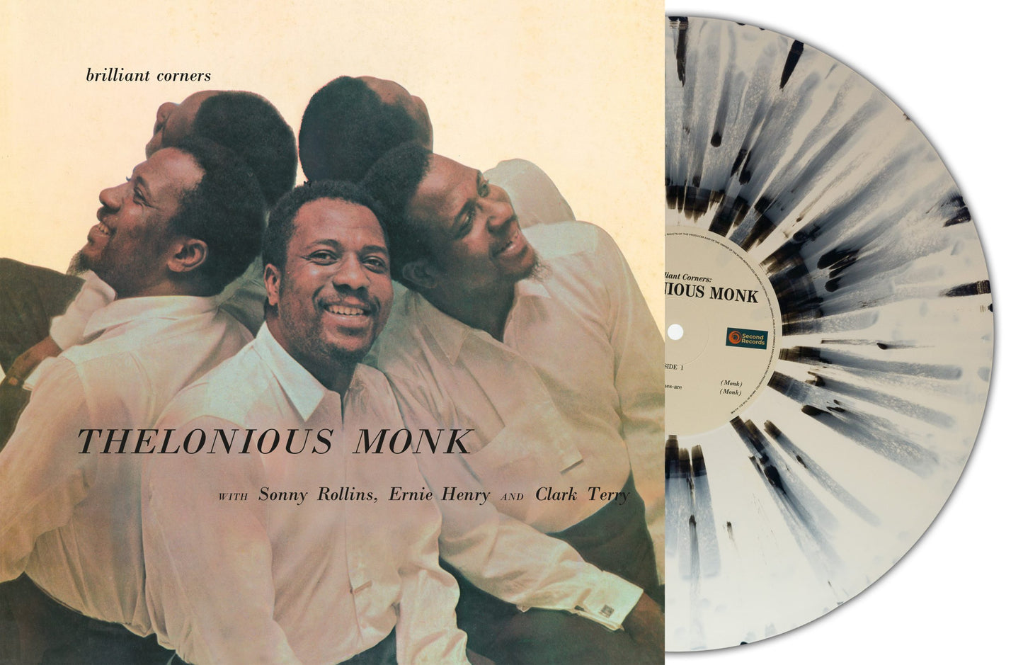 Thelonious Monk LP - Brilliant Corners (White/Black Splatter Vinyl)