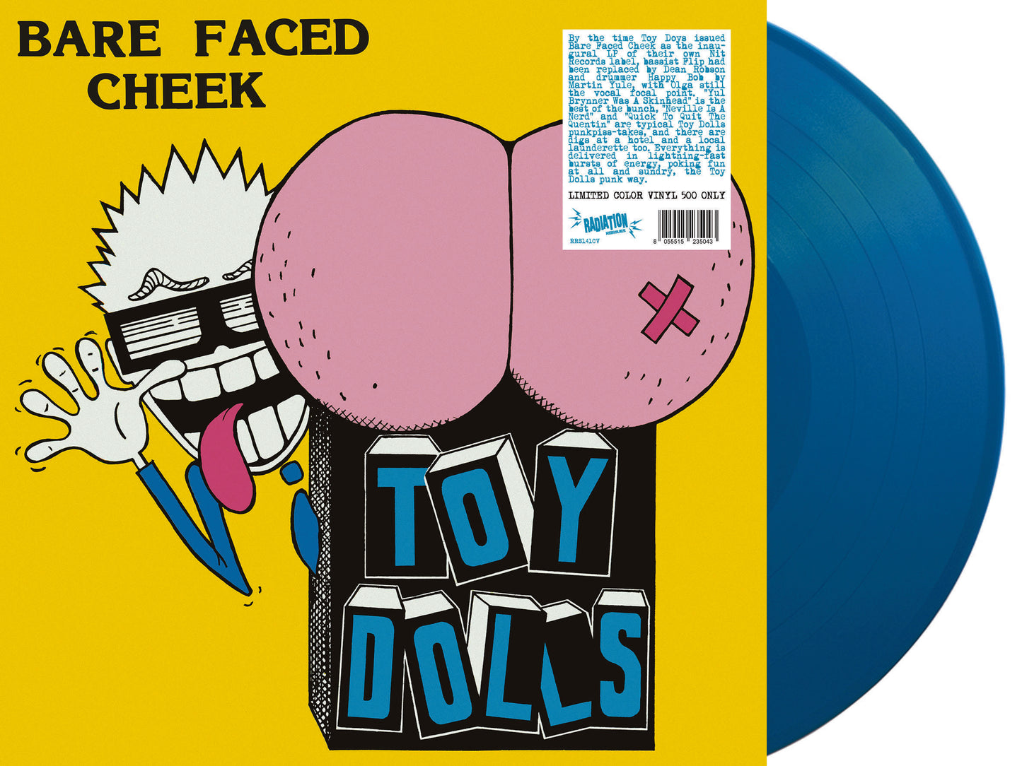Toy Dolls LP - Bare Faced Cheek (Coloured Vinyl)