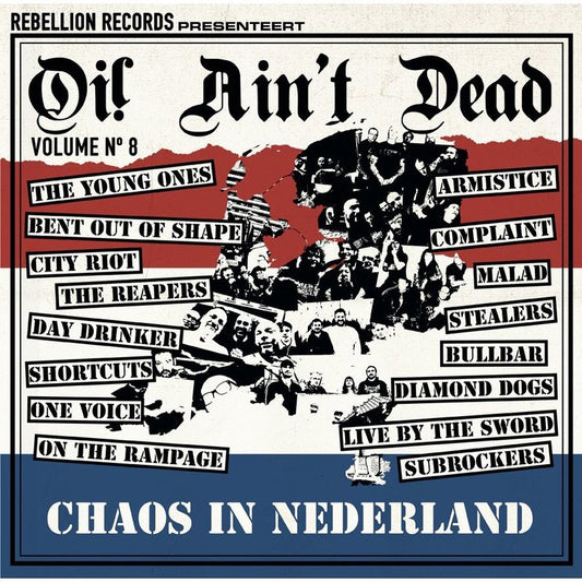 Various Artists LP - Chaos In Nederland (Oi! Ain’T Dead 8) (Orange Vinyl) | Buy Now For 29.99