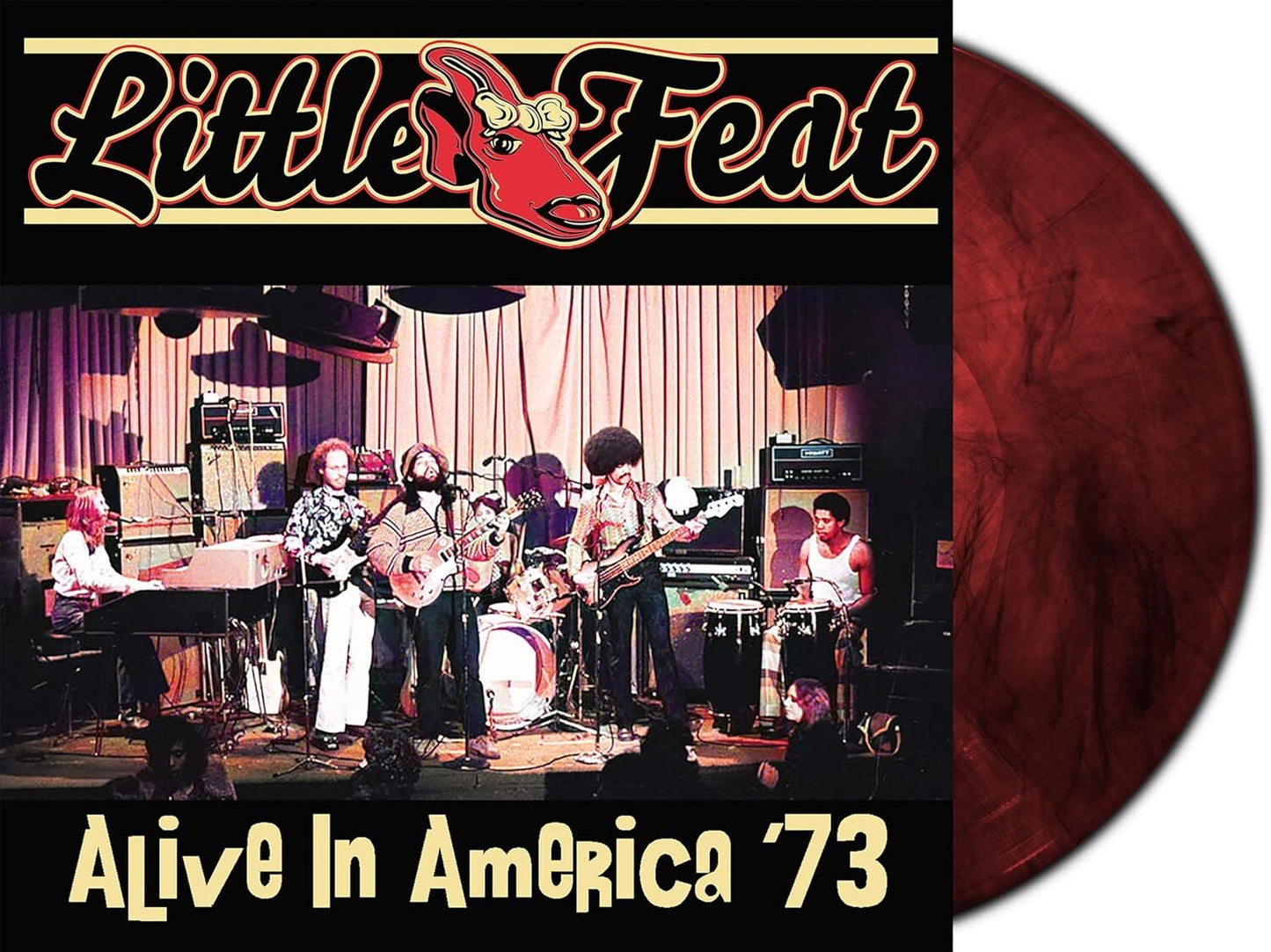 Little Feat LP - Alive In America (Red Marble Vinyl)