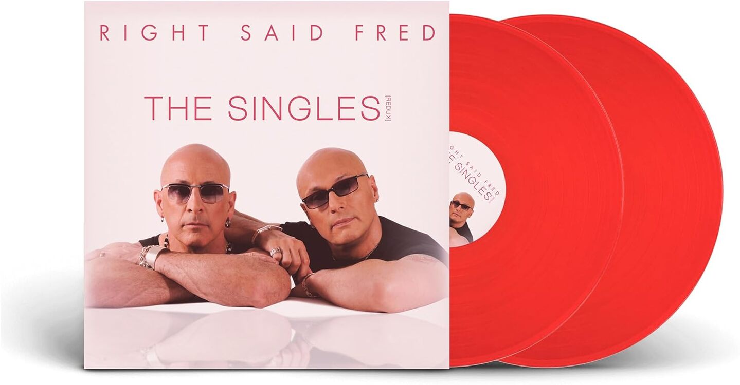 Right Said Fred LP - The Singles (Red Vinyl)