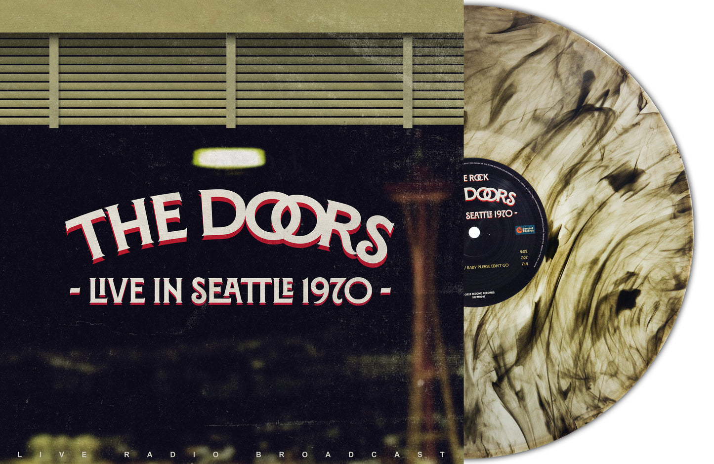 The Doors LP - Live In Seattle 1970 (Grey Marble Vinyl)