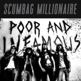 Scumbag Millionaire LP - Poor And Infamous (Clear/Aqua Vinyl) | Buy Now For 34.99