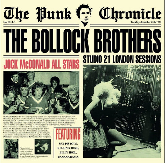 Bollock Brothers LP - 21 Studio Sessions