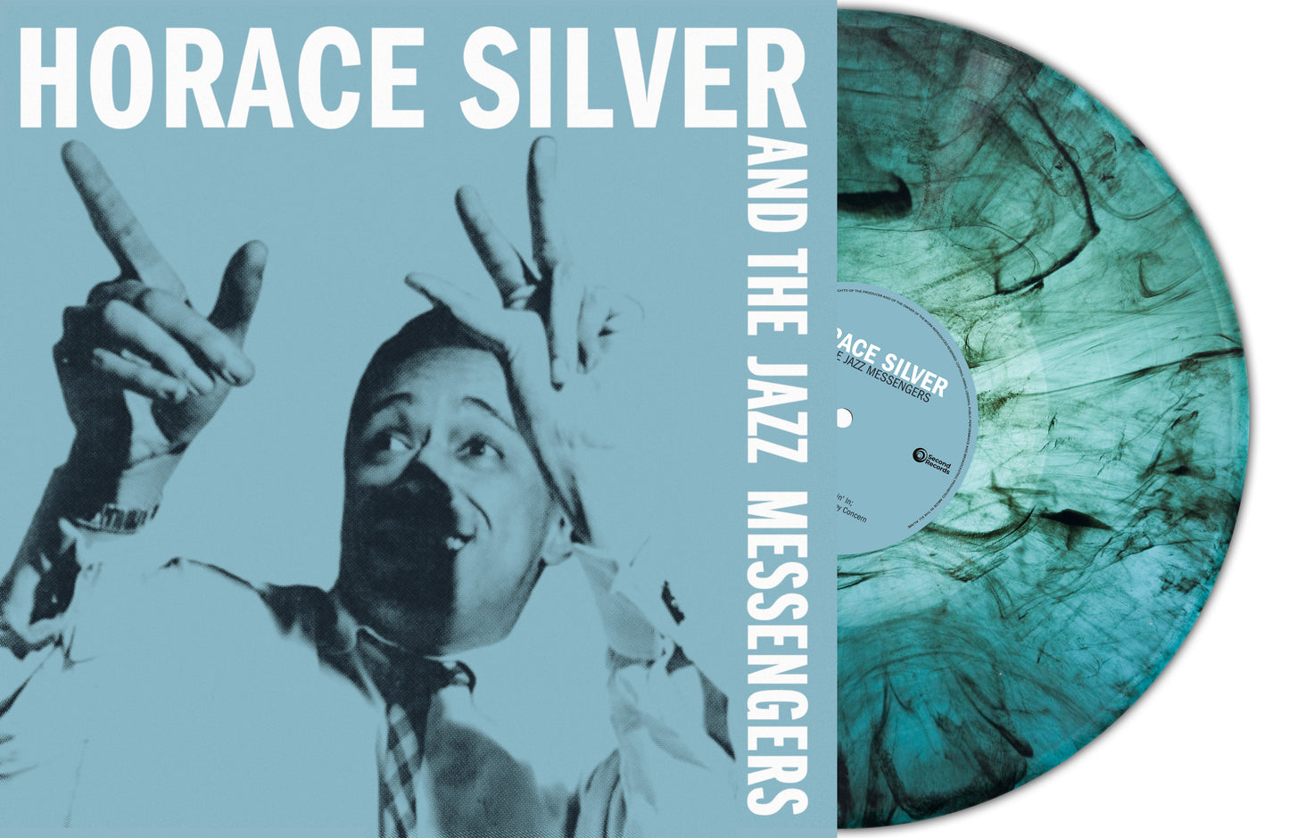 Horace Silver And The Jazz Messengers LP - Horace Silver And The Jazz Messengers (Turquoise Marble Vinyl)