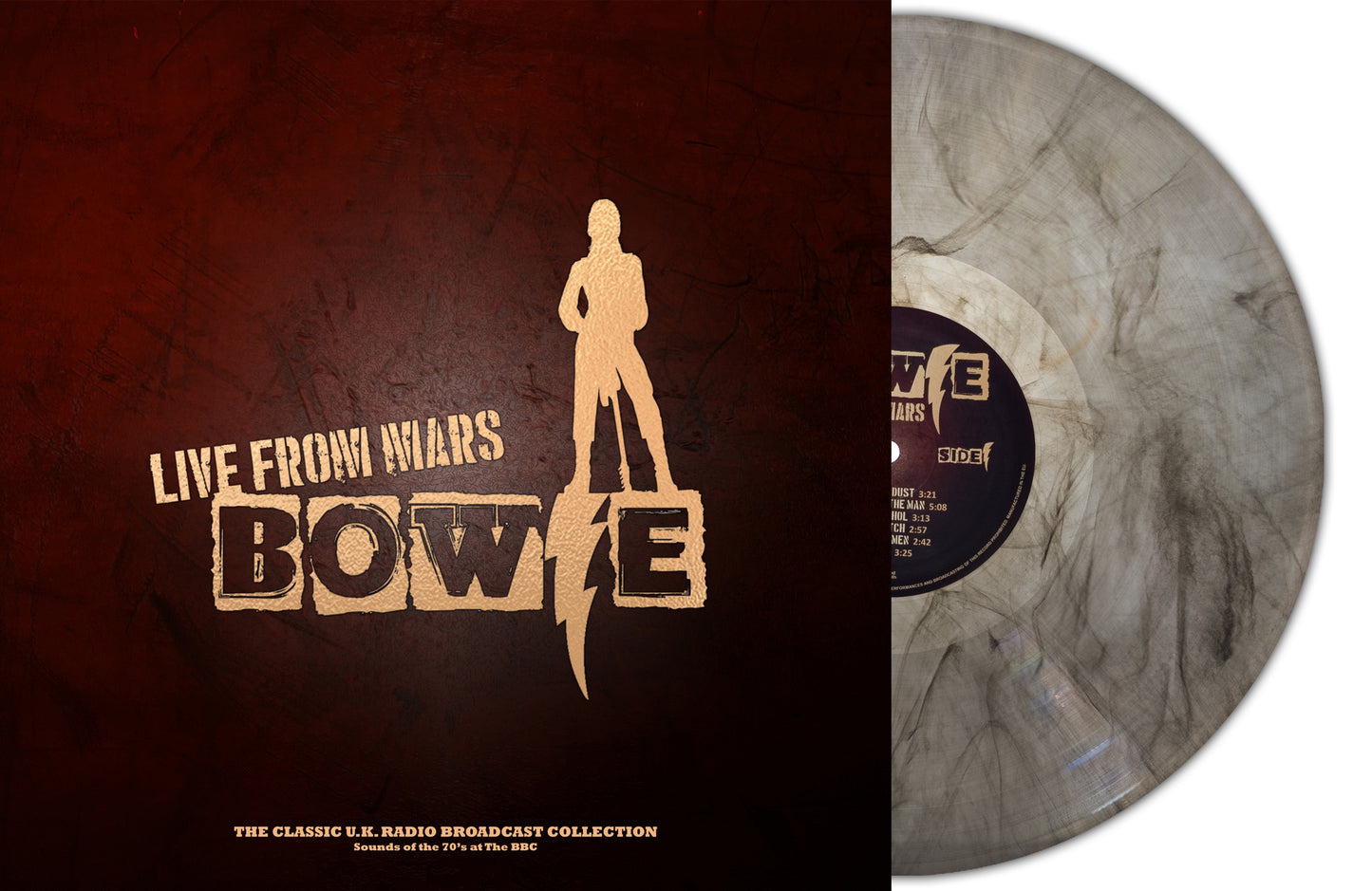 David Bowie LP - Live From Mars - Sounds Of The 70S At The Bbc (Grey Marble Vinyl)