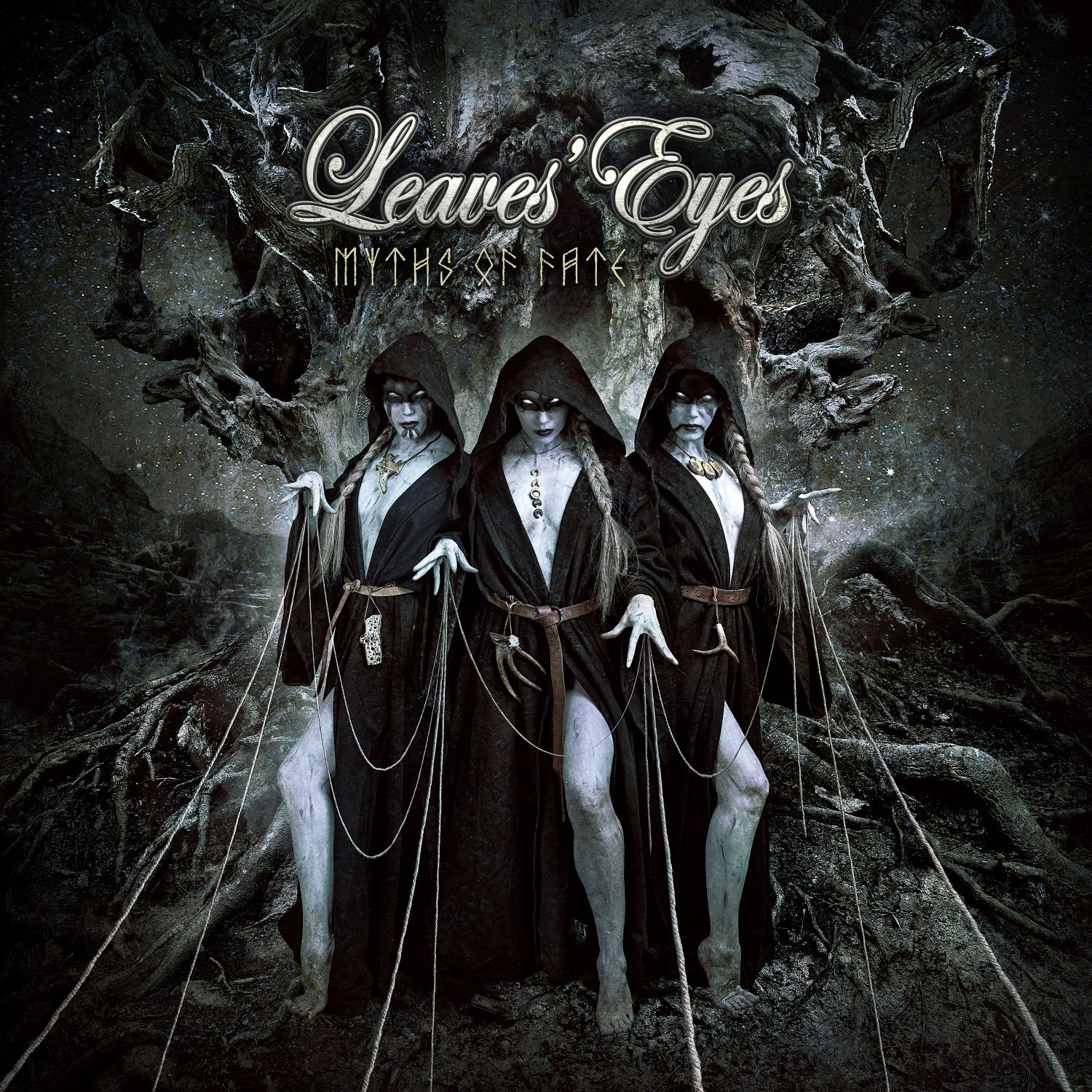 Leaves Eyes LP - Myths Of Fate (Blue/Black Splatter Vinyl) | Buy Now For 49.99
