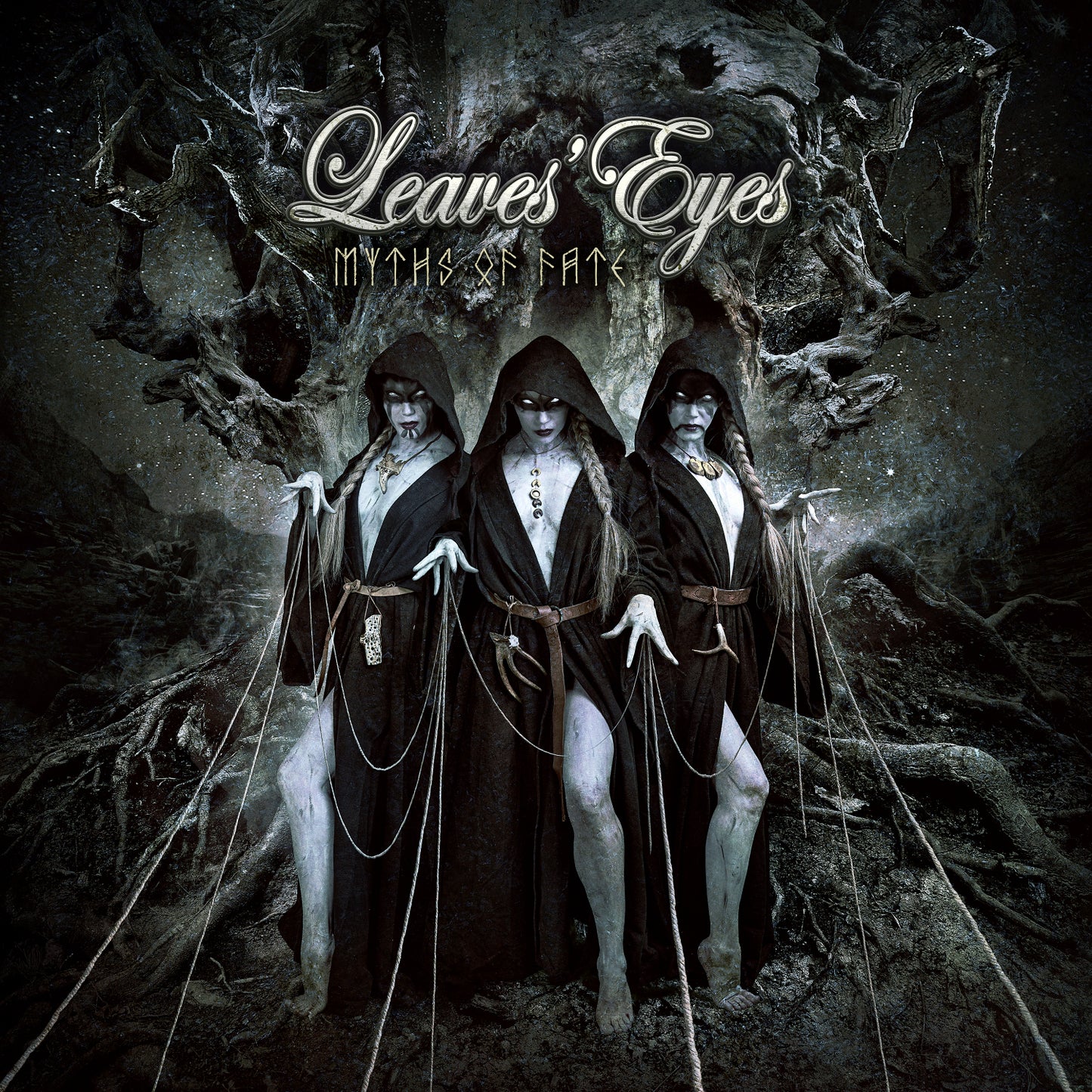 Leaves Eyes LP - Myths Of Fate (White/Black Marbled Vinyl) | Buy Now For 49.99