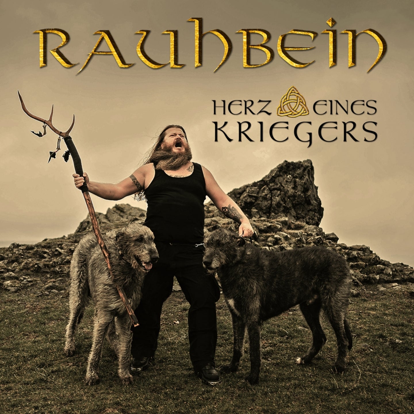 Rauhbein LP - Herz Eines Kriegers (Clear Splatter Vinyl) | Buy Now For 49.99