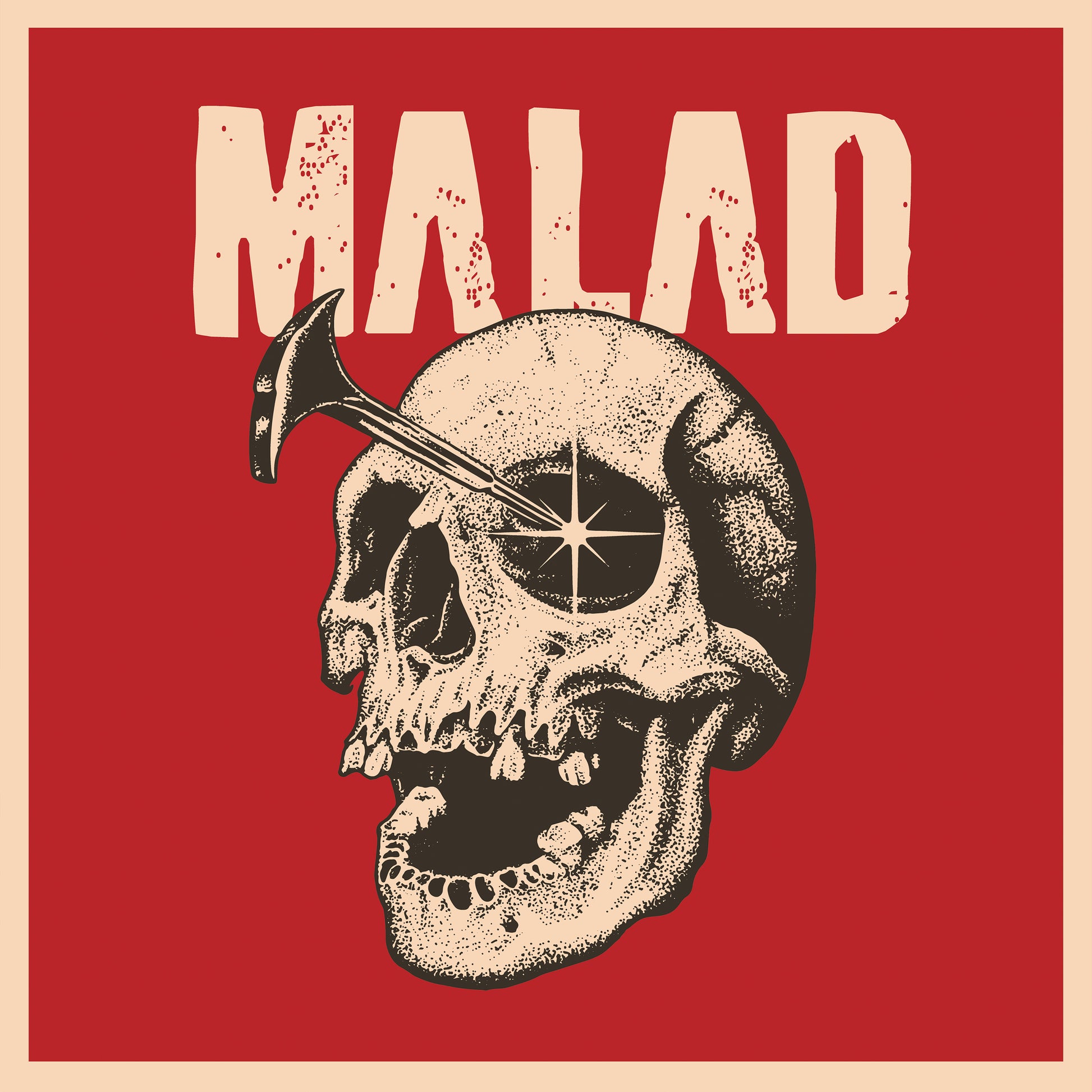 Malad LP - Malad (Clear Red Vinyl) | Buy Now For 39.99