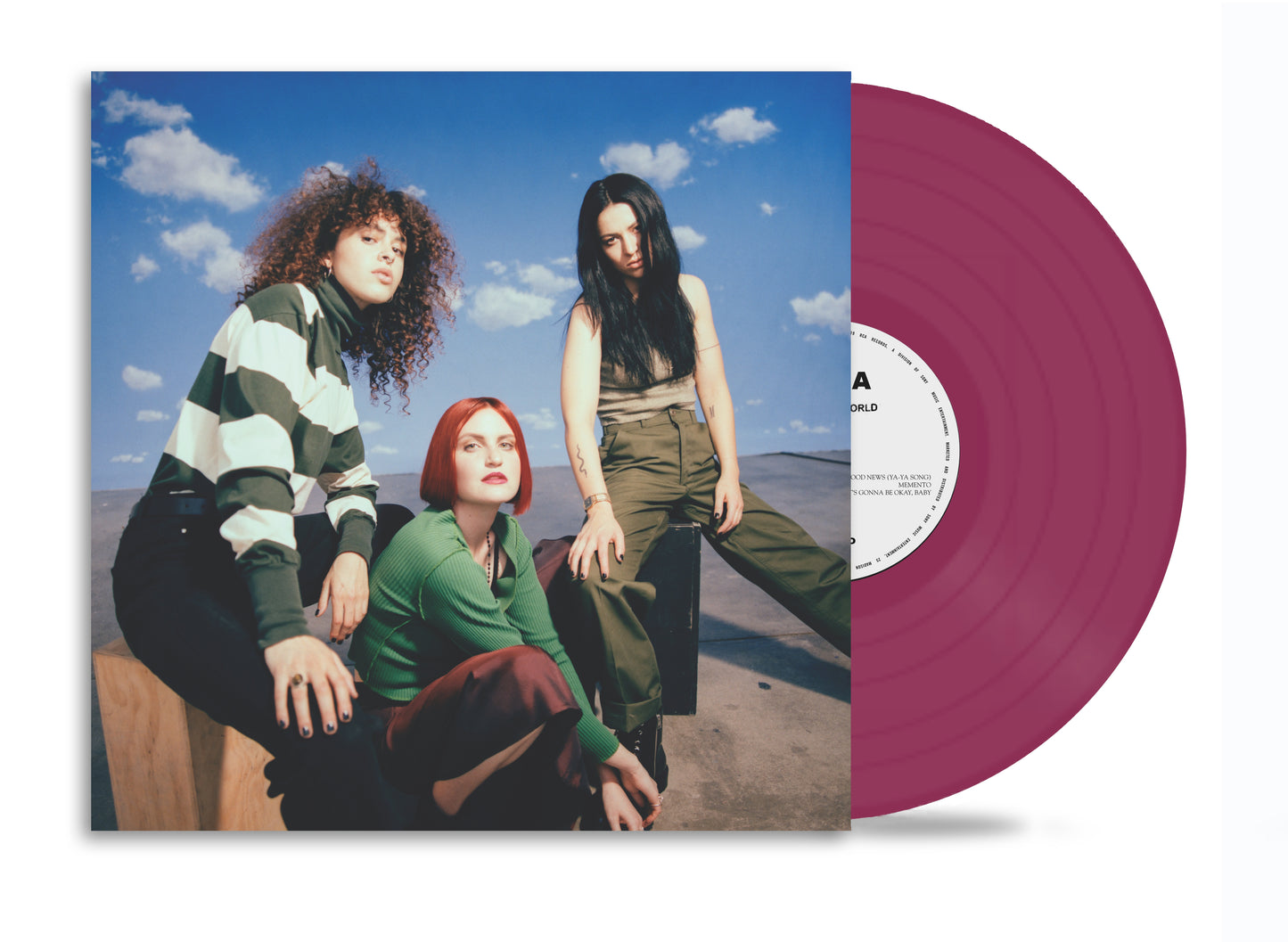 Muna LP - Saves The World (Raspberry Vinyl)