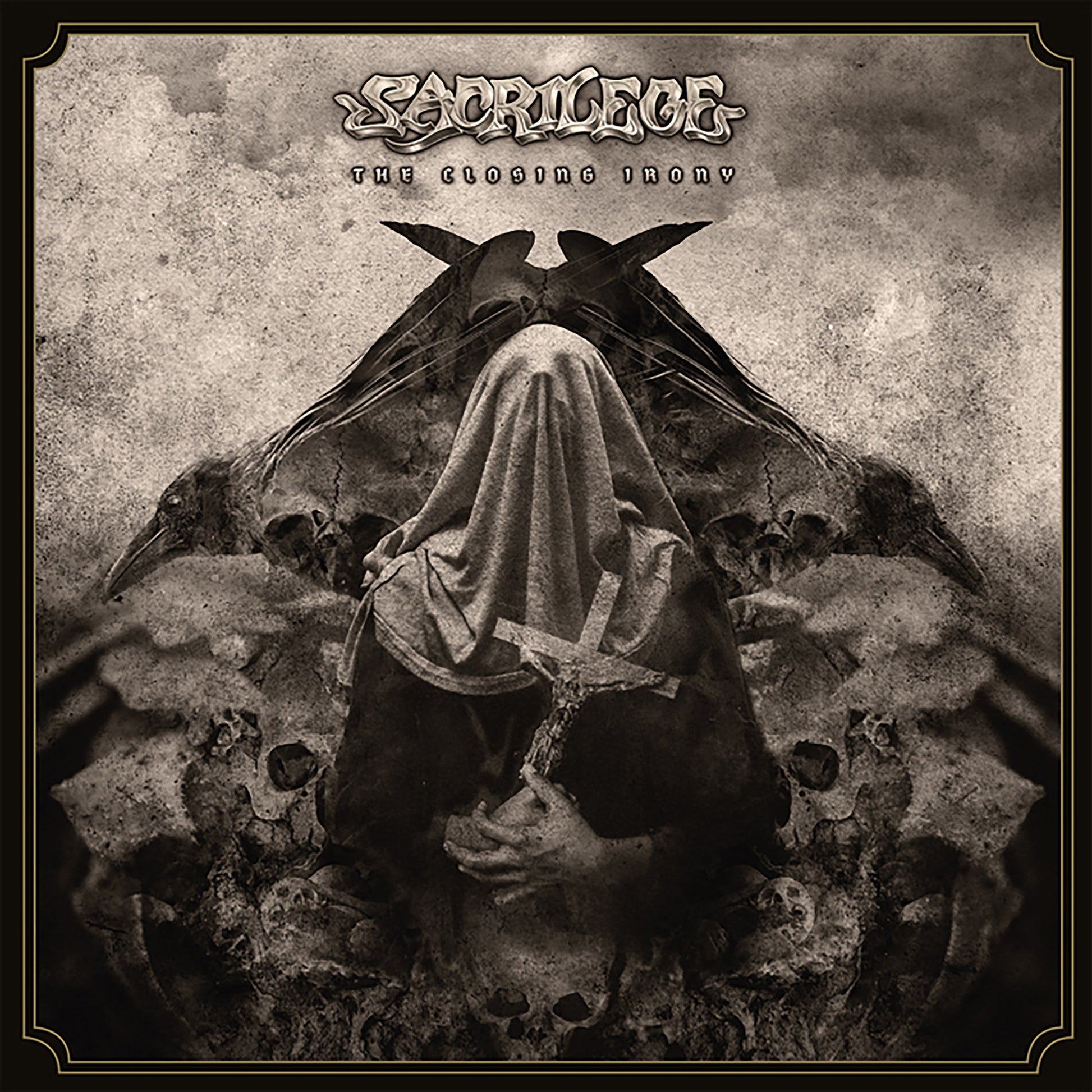 Sacrilege LP - The Closing Irony (Red W/ Black Splatter Vinyl) | Buy Now For 37.99