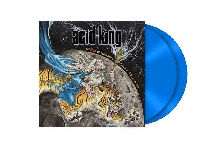 Acid King LP - Middle Of Nowhere, Center Of Everywhere (Transparent Blue Vinyl 2Lp W/ Screen-Printed Side D) (Rsd 2024) | Buy Now For 44.99