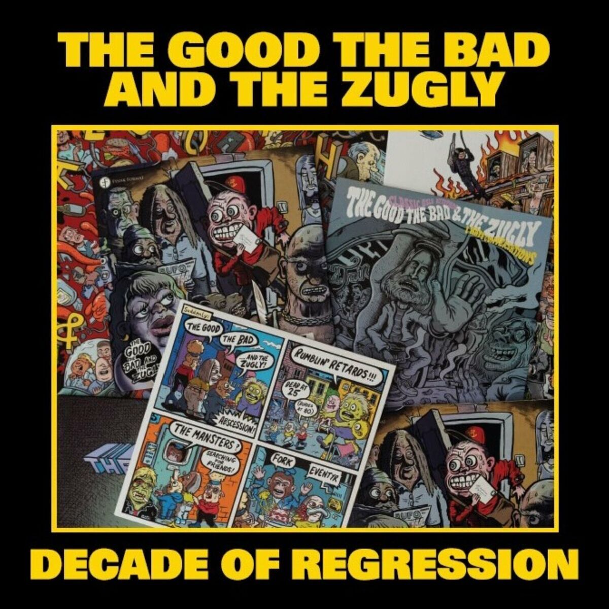 The Good, The Bad & The Zugly LP - Decade Of Regression (Yellow Vinyl) | Buy Now For 44.99