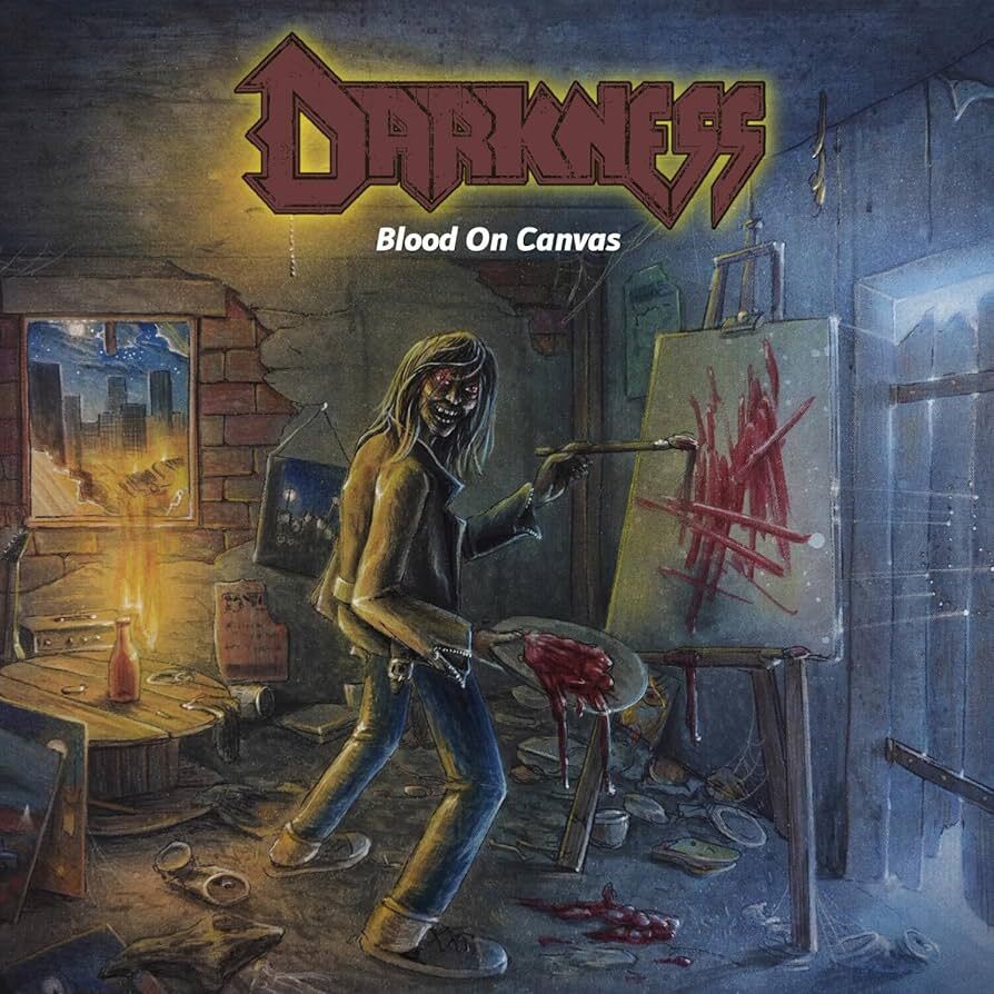 Darkness LP - Blood On Canvas (Clear Vinyl) | Buy Now For 44.99