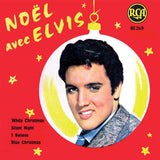 Elvis Presley LP - Ep Etranger No. 12 - Noel Avec Elvis (France) (Orange Vinyl)