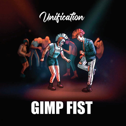 Gimp Fist LP - Unification (Transparent Red W/ Blue Splashes) | Buy Now For 37.99