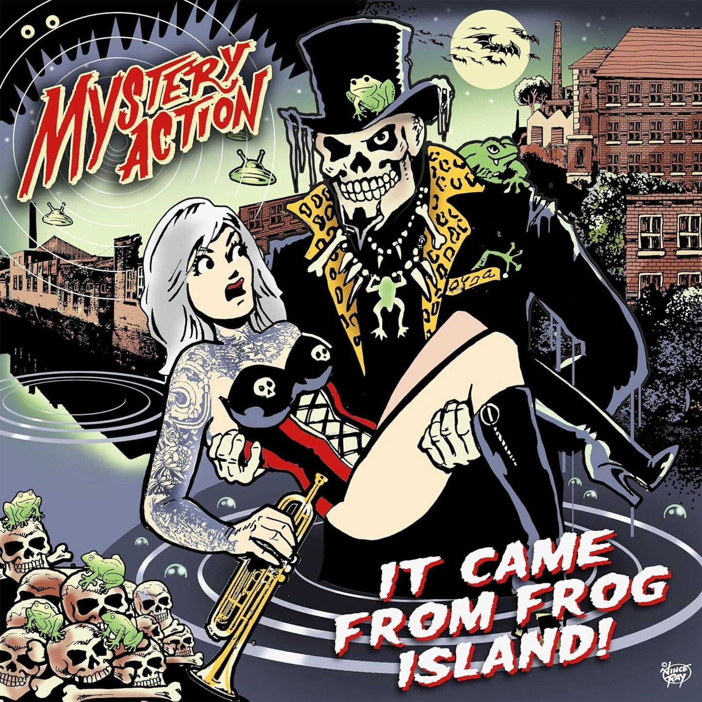 Mystery Action LP - It Came From Frog Island [Green Vinyl] | Buy Now For 39.99