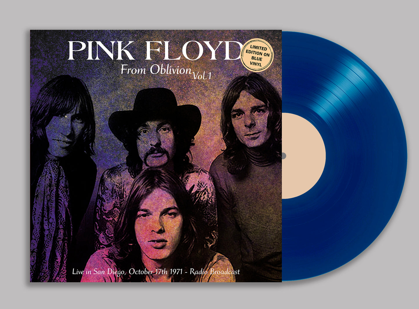 Pink Floyd LP - From Oblivion Vol. 1 - Live In San Diego. October 17Th 1971 (Blue Vinyl)