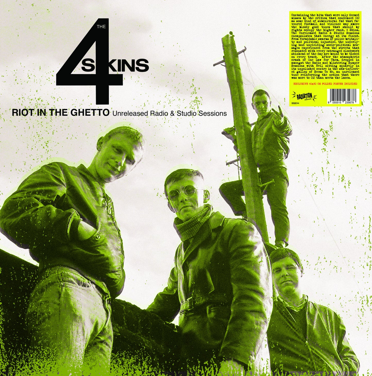 4 Skins LP - Riot In The Ghetto: Unreleased Radio & Studio Sessions