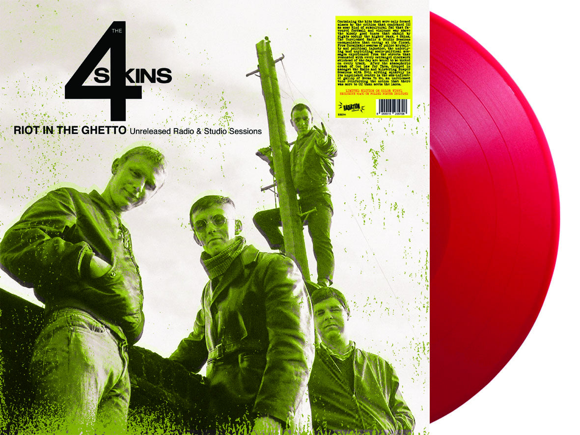 4 Skins LP - Riot In The Ghetto: Unreleased Radio & Studio Sessions (Coloured Vinyl)