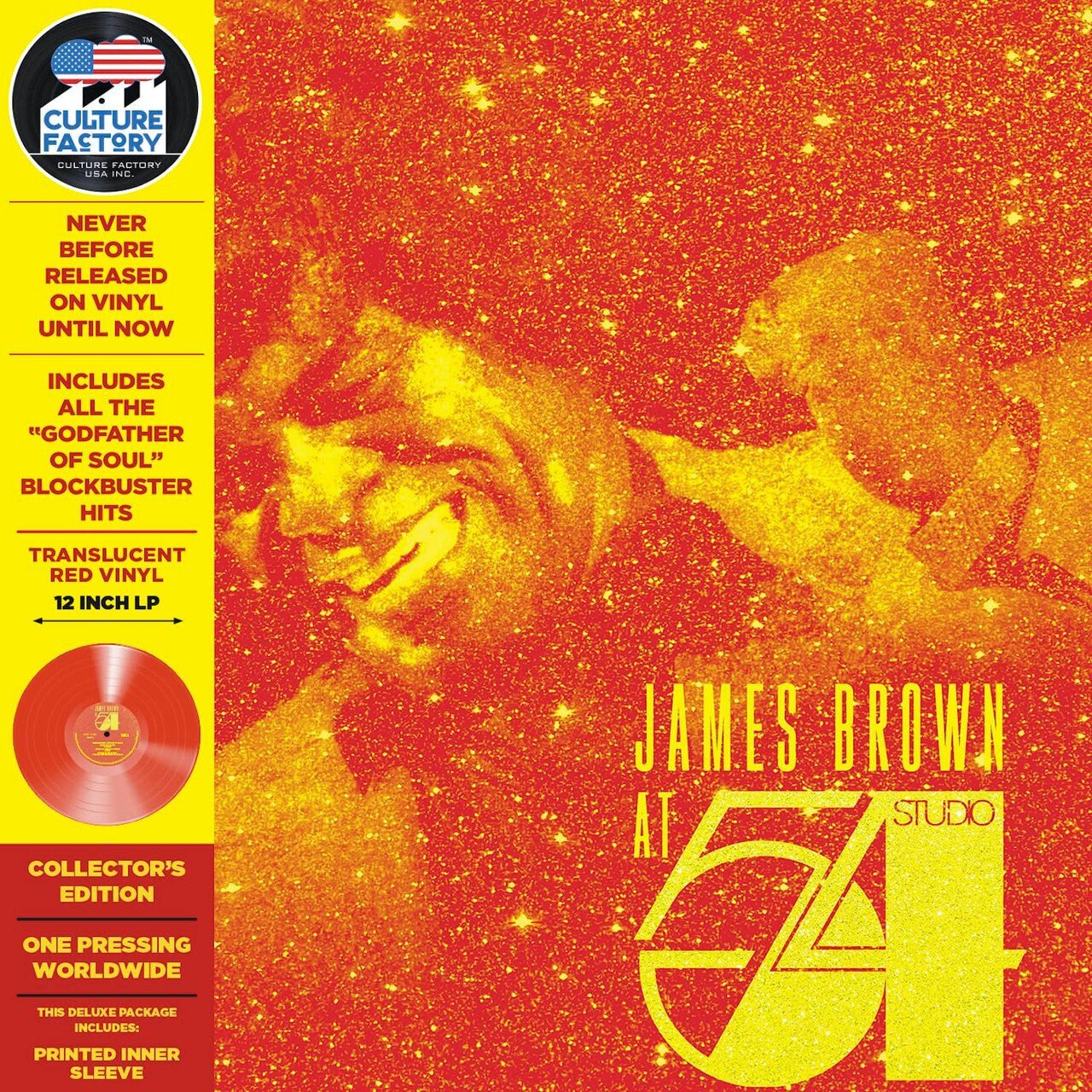 James Brown LP - At Club 54 (Red Vinyl) | Buy Now For 34.99