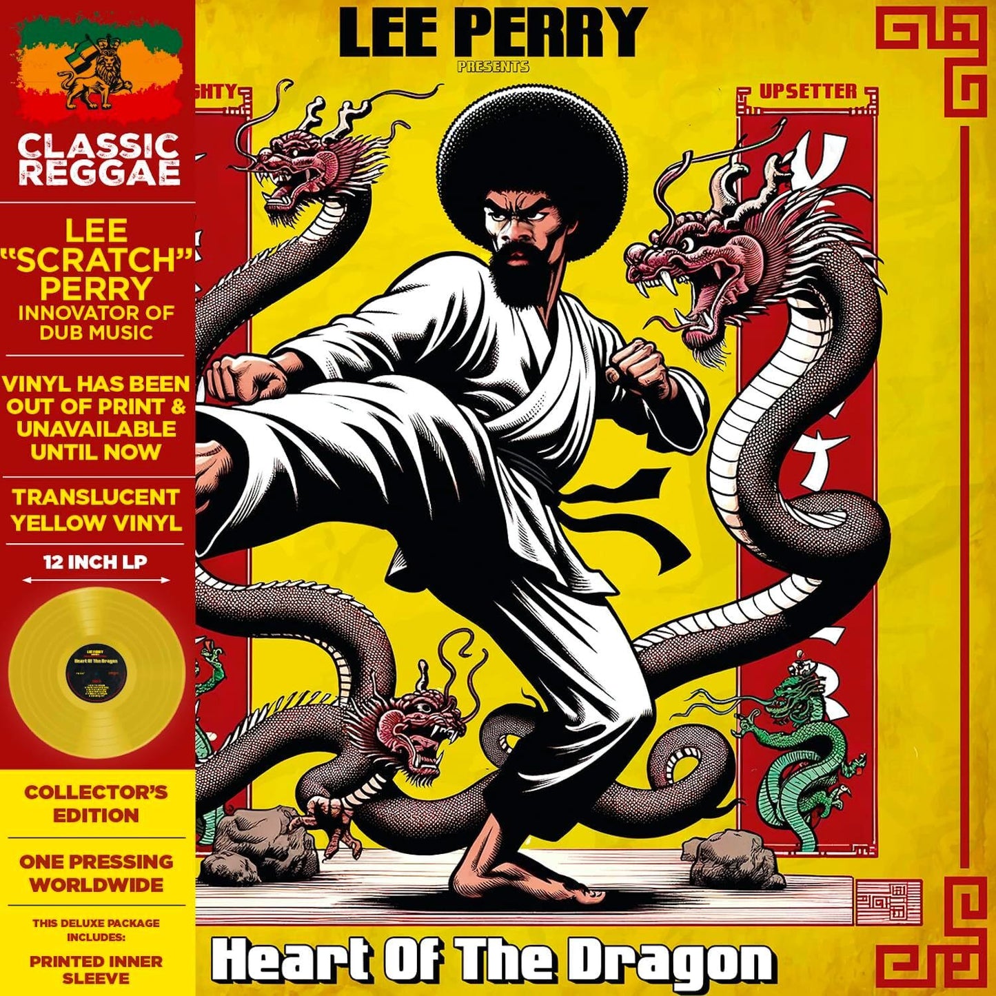 Lee Perry LP - Heart Of The Dragon (Yellow Vinyl) | Buy Now For 34.99