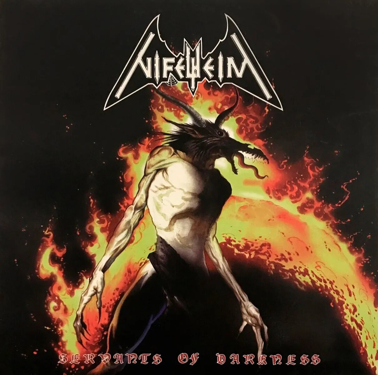 Nifelheim LP - Servants Of Darkness (Orange Red Swirl Vinyl) | Buy Now For 44.99