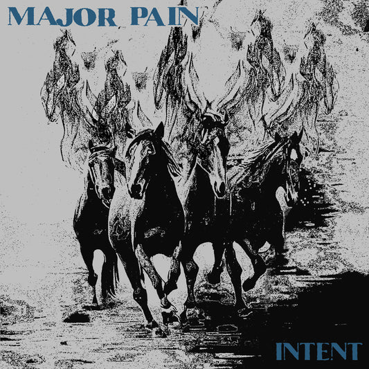 Major Pain LP - Intent (White/Blue Splatter Vinyl) | Buy Now For 49.99