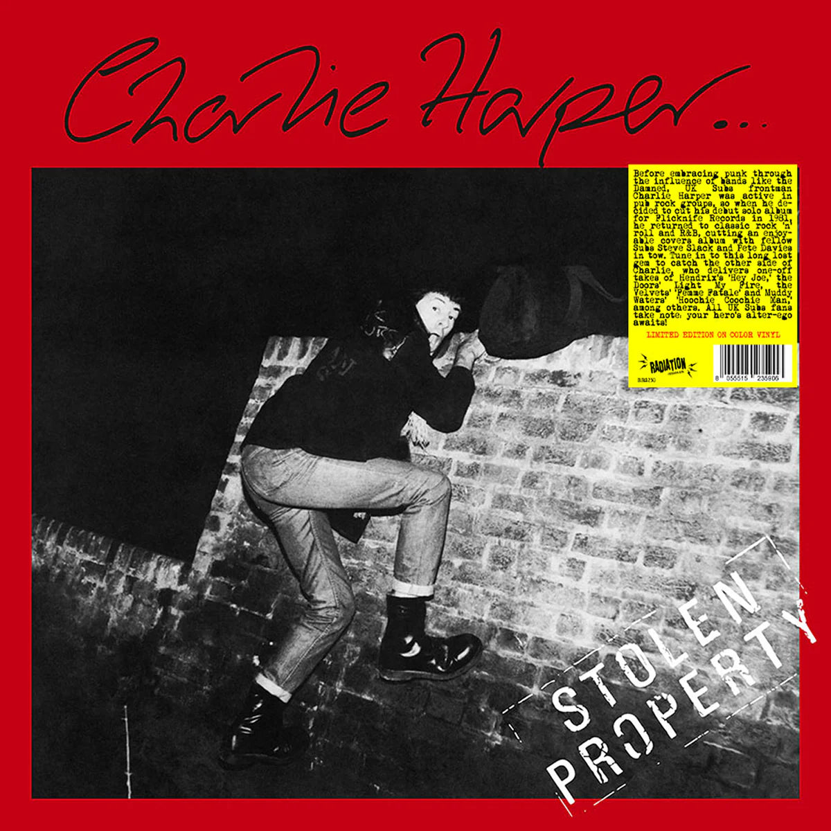 Charlie Harper LP - Stolen Property (White Marbled Vinyl)