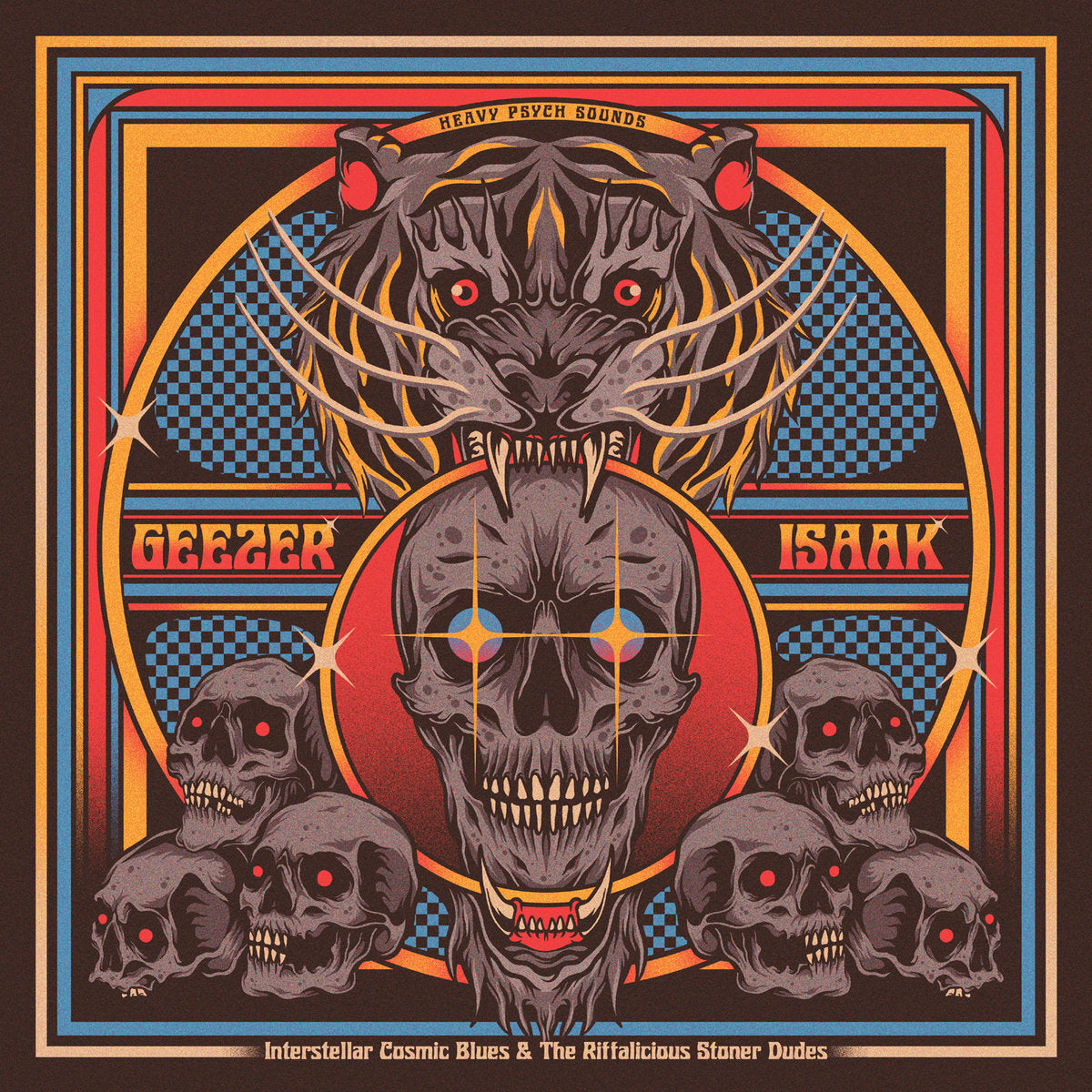 Geezer / Isaak LP - Interstellar Cosmic Blues & The Riffalicious Stoner Dudes (Blue Vinyl) | Buy Now For 34.99