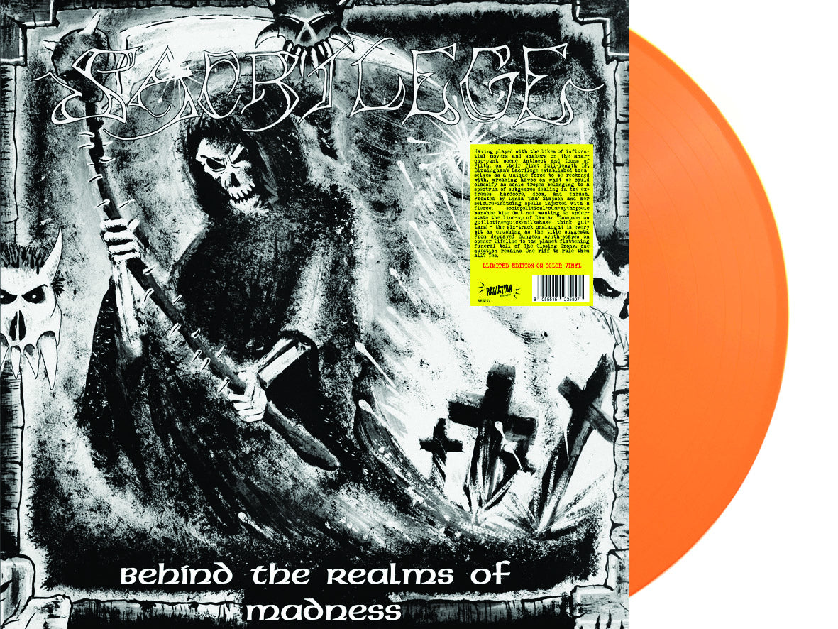Sacrilege LP - Behind The Realms Of Madness (Orange Vinyl)