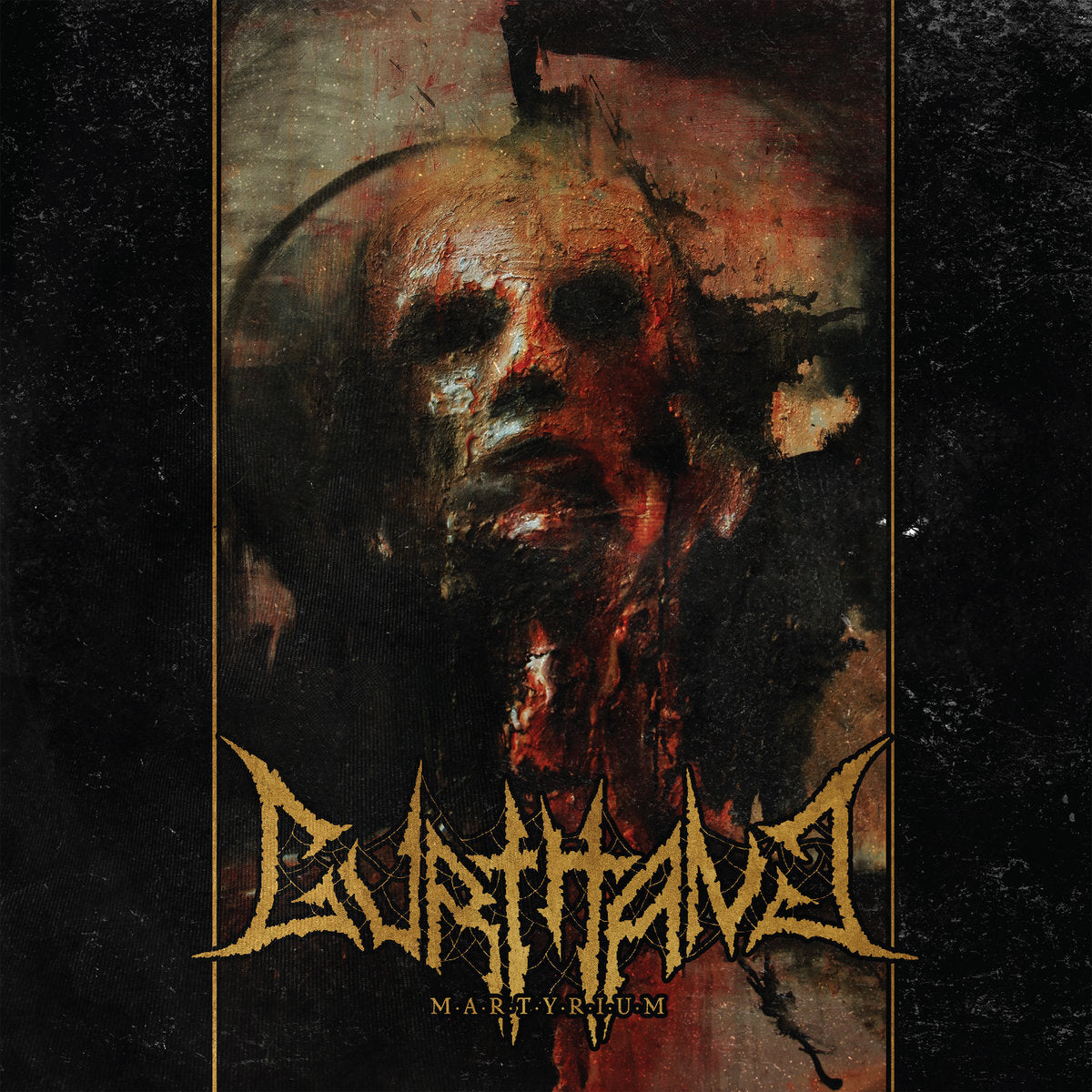 Gurthang LP - Martyrium (Opaque Mustard / Black Swirl Vinyl + Insert & A2 Poster) | Buy Now For 44.99