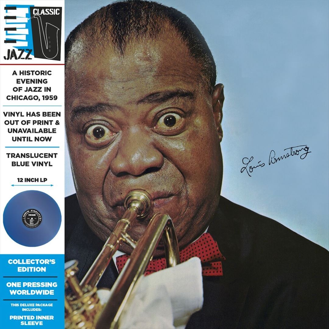 Louis Armstrong LP - The Definitive Album By Louis Armstrong (Audio Fidelity) (Blue Vinyl) | Buy Now For 39.99
